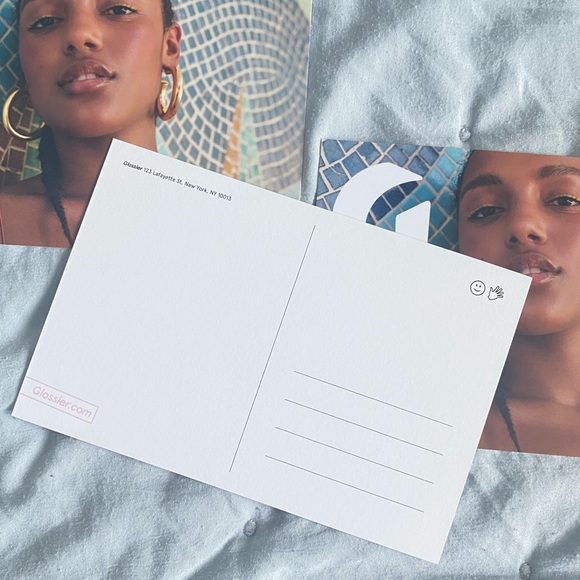 3 GLOSSIER POSTCARDS FROM NYC STORE - Picture 2 of 2